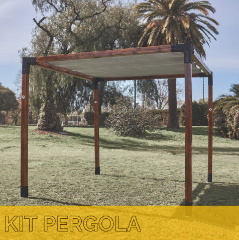 Kit Pérgola Terraza Completo